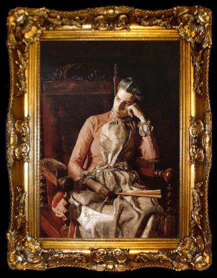 framed  Thomas Eakins Portrait, ta009-2